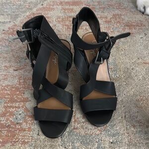 Black Strappy Sandals